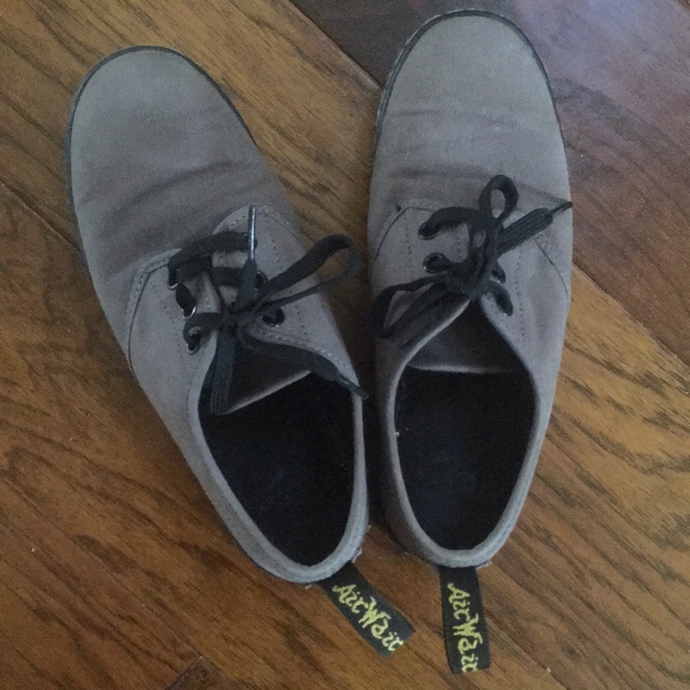 dr martens soho. gray sneakers. 37 eu/6 us.